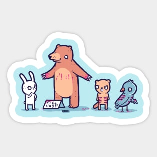 BEAR HUGS Sticker